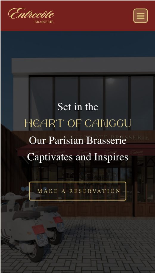 Entrecôte Brasserie on mobile